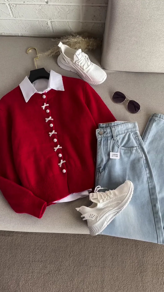 Buy StyleCast Women Self Design Ribbed Long Sleeves Cardigan …