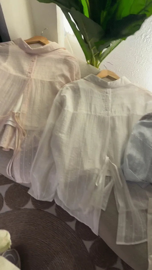 โจ Dreamy Sheer Elegance Blouse Collection โจ