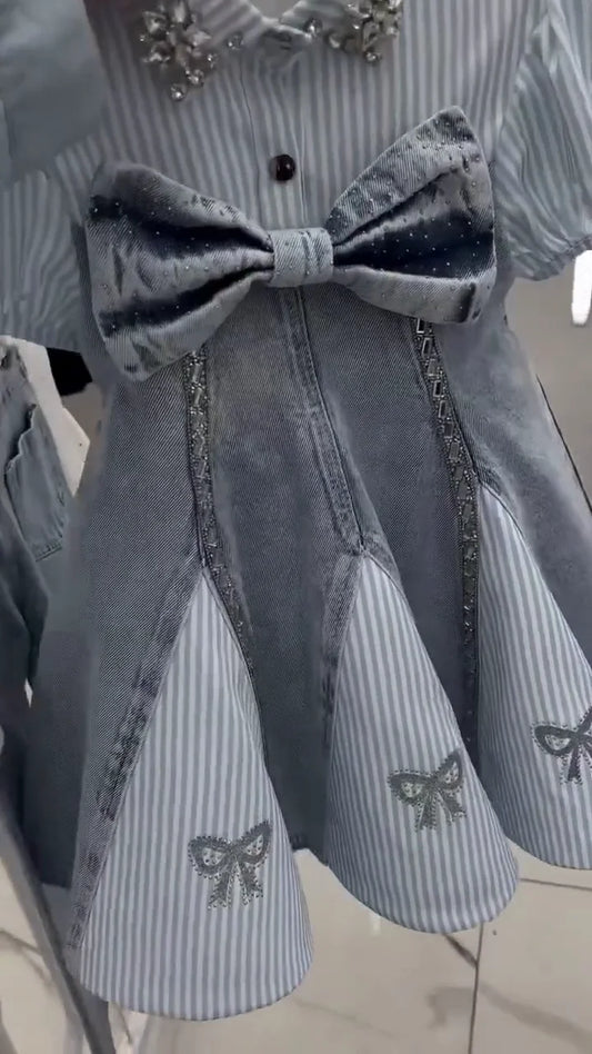 The Perfect Denim Ruffle