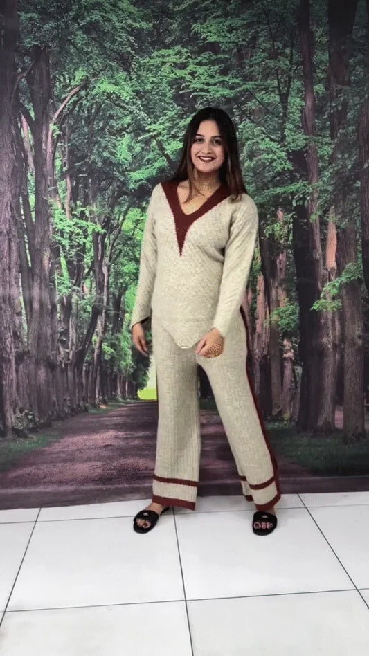 Rich Mocha Knit Co-ord Set