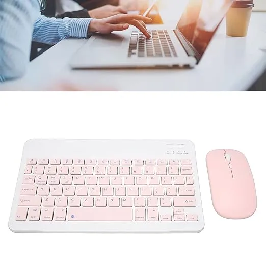 Wireless Keyboard Mouse Set Keyboard Mouse Set Shortcut Key Function Ergonomic Design Compact