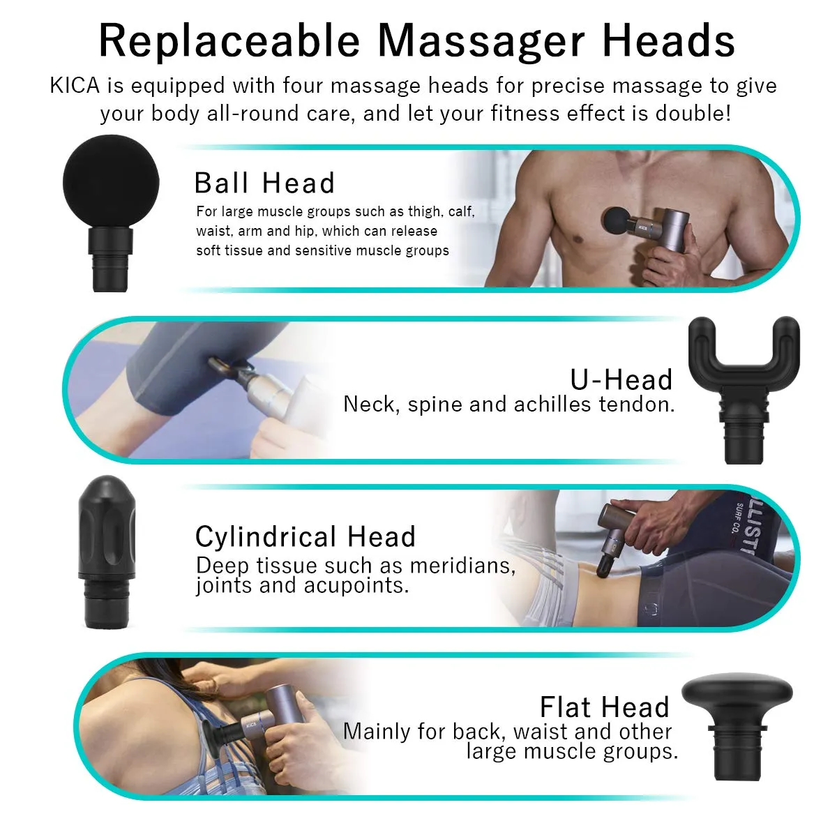 Massage Gun Percussion Electric Massage Gun,Portable Body Massager, Super Quiet Brushless Motor