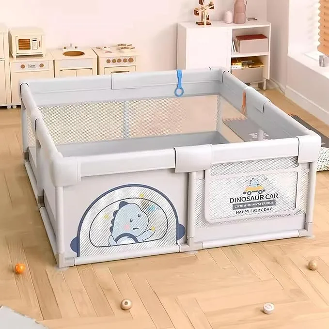 StarAndDaisy playpen for Babies, Portable Baby Activity Play Pen with Safety Lock, Play Gate Fence for Kids, Toddlers -Indoor Activity