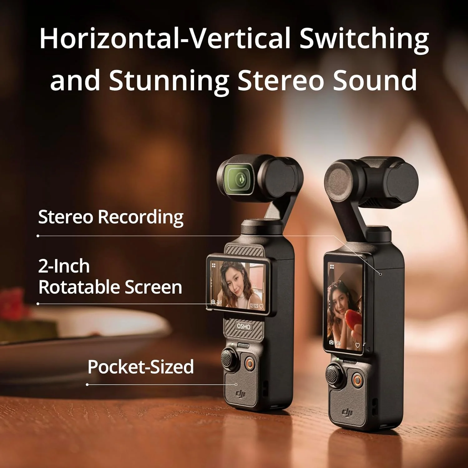 Vlogging Camera with 1'' CMOS & 4K/120fps Video