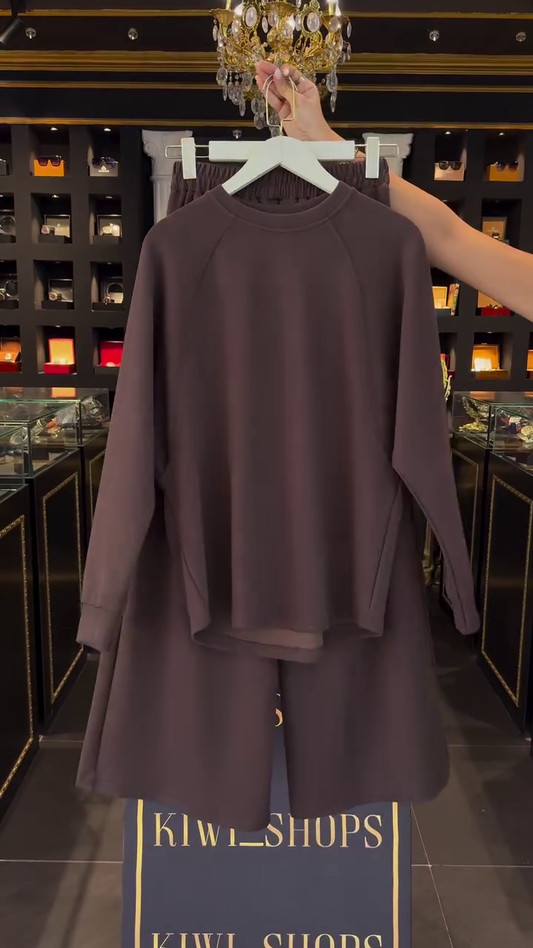 Women Oversize Sweatshirt & Joggers Track Suit