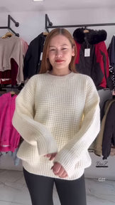 Textured Knit Sweater & Jogger Co-ord Set Available in 6 Stylish Colors