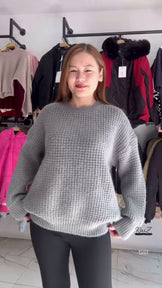 Textured Knit Sweater & Jogger Co-ord Set Available in 6 Stylish Colors