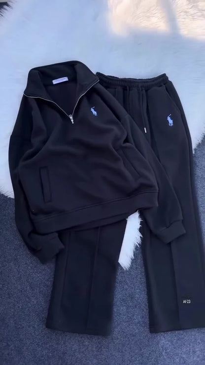 Women Hoodies Sweatsuit 2 Pieces Sweatshirts and Sweatpants Set Jogger Tracksuit