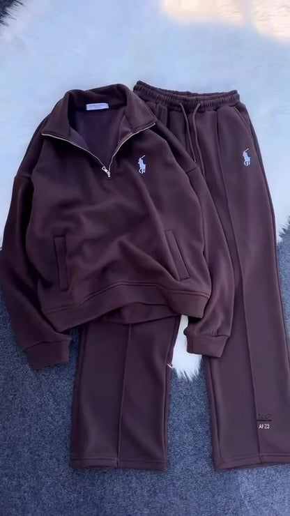 Women Hoodies Sweatsuit 2 Pieces Sweatshirts and Sweatpants Set Jogger Tracksuit