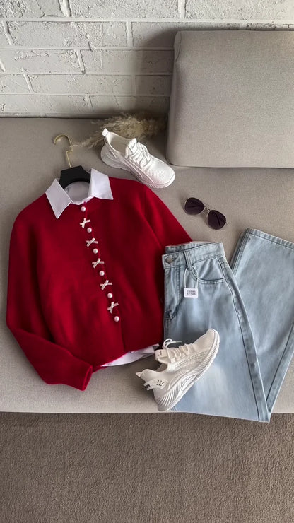 Buy StyleCast Women Self Design Ribbed Long Sleeves Cardigan …