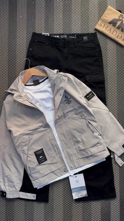 Bomber jacket Hood jacket Stylish