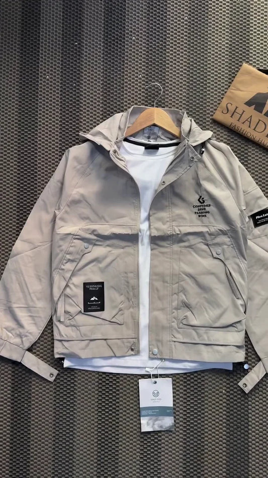 Bomber jacket Hood jacket Stylish