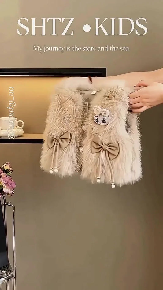 Bunny Patch Faux Fur Set